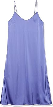 The Drop Women's Ana Silky V-Neck Midi Slip Dress | Amazon (US)