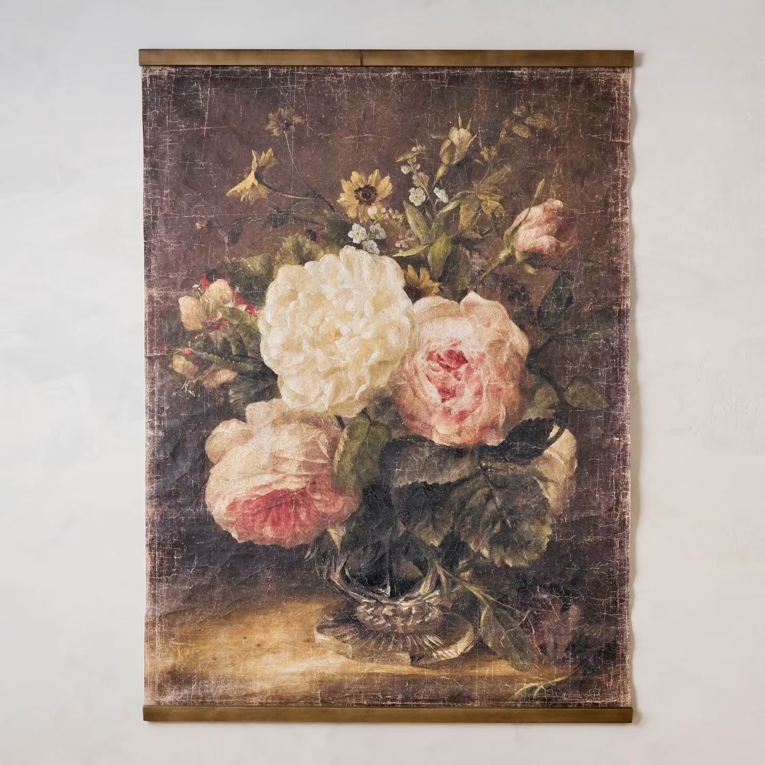 Oversized Vintage Spring Blooms Tapestry | Magnolia