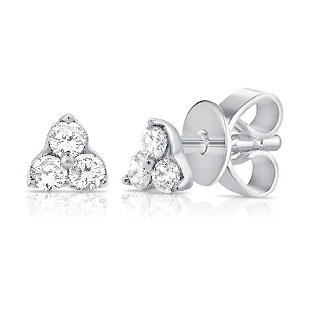 Mini Trilogy Cluster Stud Earrings | RW Fine Jewelry