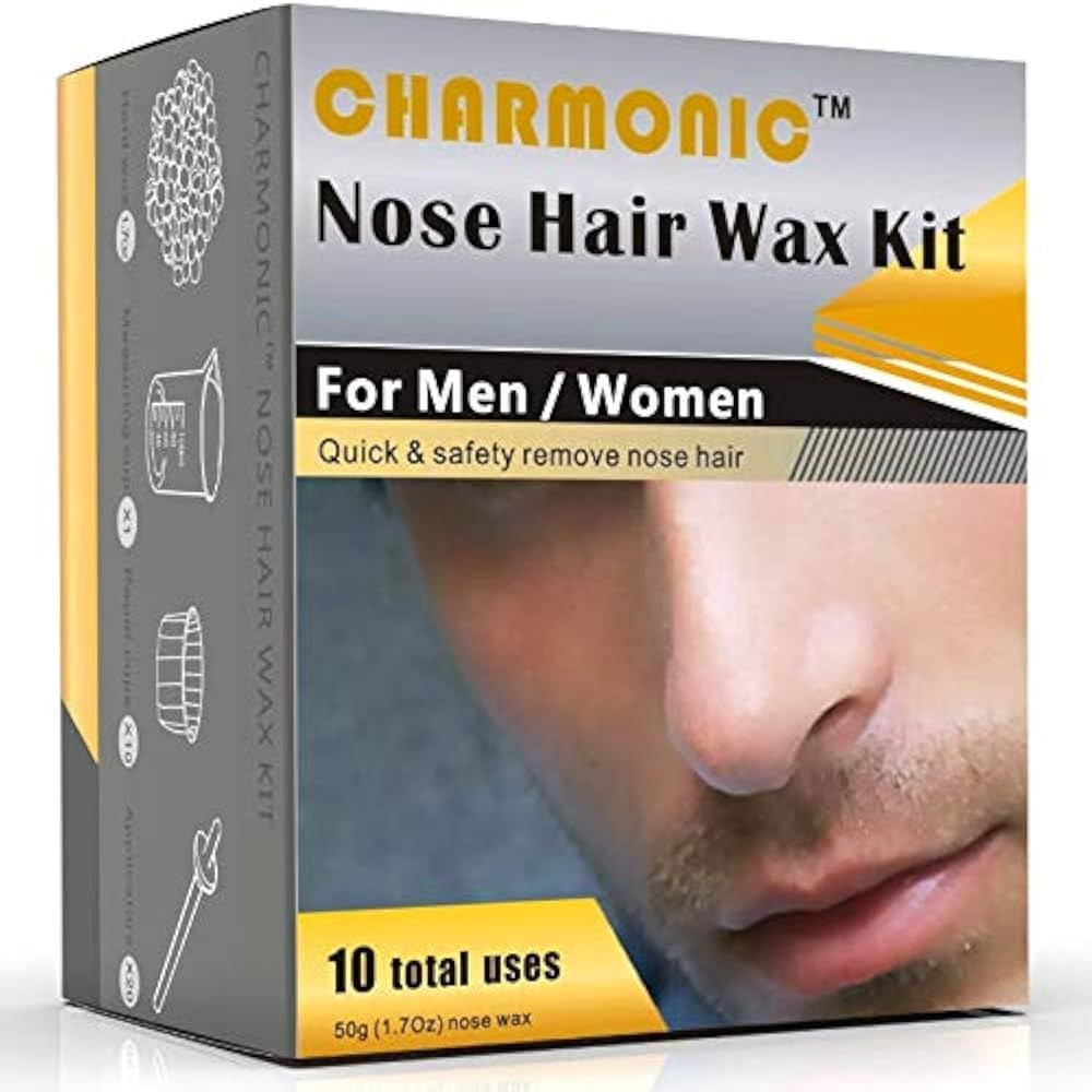 Nose Wax Kit for Men and Women, Nose Hair Removal Wax for Charmonic (50 grams / 10 times usage co... | Amazon (US)