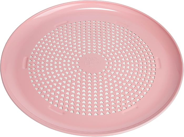 Paris Hilton Pizza Crisper with Heart Cut Outs, Heavy Duty Carbon Steel Baking Pan features Premi... | Amazon (US)
