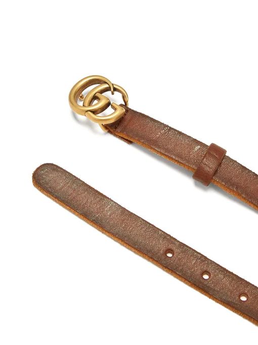 GG-logo 2cm leather belt | Gucci | MATCHESFASHION UK | Matches (UK)