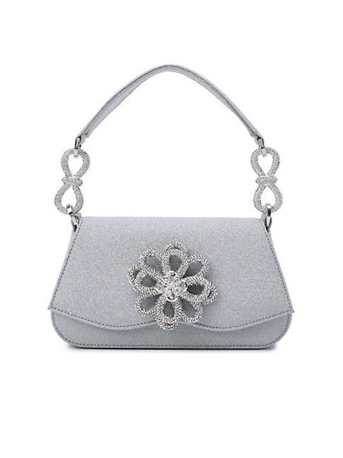 Carrie Glitter Flower Top Handle Bag | Saks Fifth Avenue