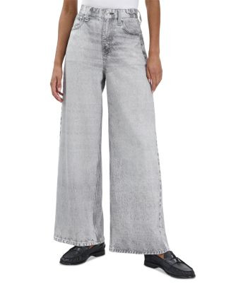 rag & bone Miramar Sofie Wide Leg Jeans in Icey Gray  | Bloomingdale's Women | Bloomingdale's (US)