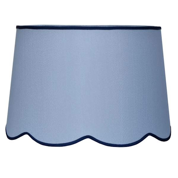 Blue & Navy Scalloped Medium Lamp Shade, 13x15x10








	
		
		
			
				5
			
			
				(
				1
	... | At Home