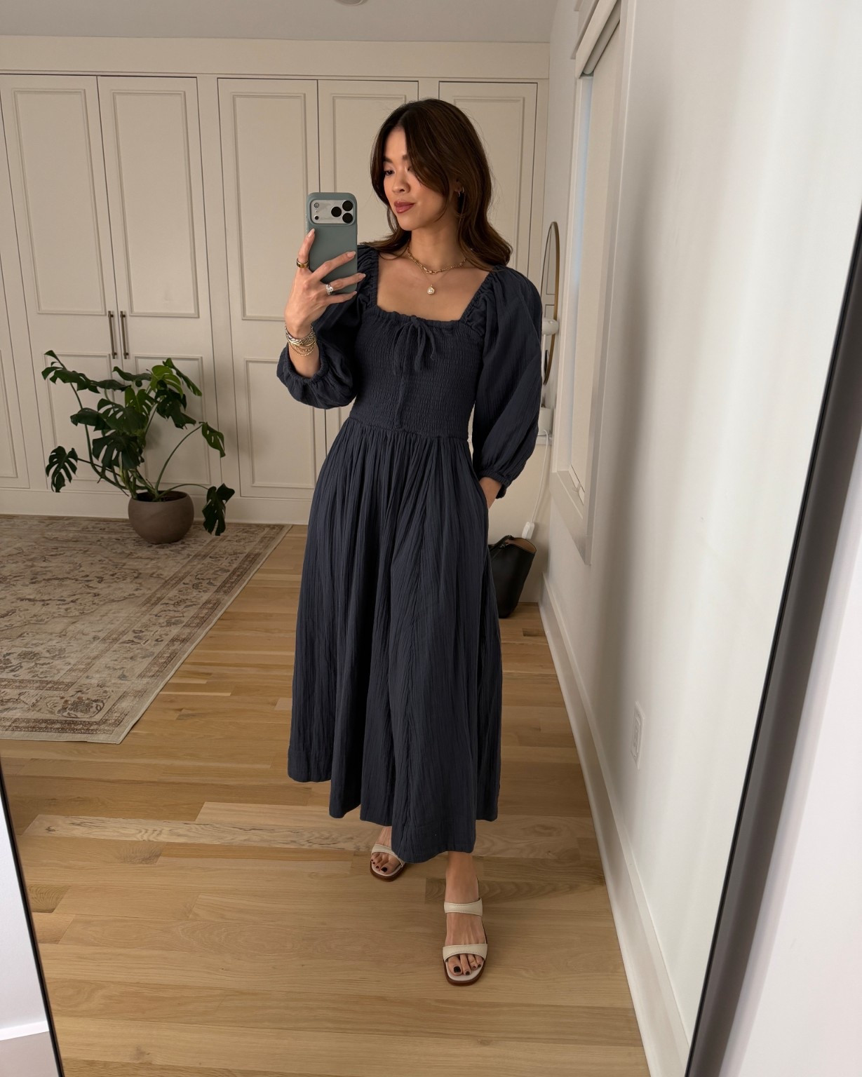 Wearing size XS in the dress!
@Quince  

petite fashion, get dressed with me, outfit inspiration, ootd, nashville outfit, Nashville influencer, petite style, vacation style, casual outfits, mom style, petite dress, spring outfits, spring outfit info, spring dress, spring outfit idea, spring shoes, vacation dress, spring break dress, quince, quince dress, navy dress, wedding guest dress

#LTKWedding #LTKootd #LTKPetite