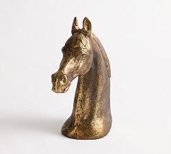 Antique Brass Horse Head | Pottery Barn (US)