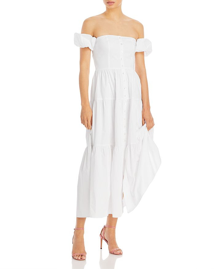 Elio Off-the-Shoulder Midi Dress | Bloomingdale's (US)
