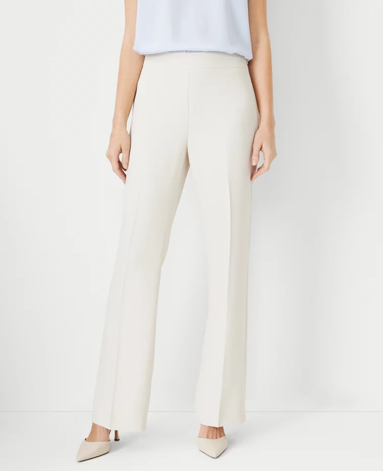 The Tall Side Zip Trouser in Fluid Crepe | Ann Taylor
