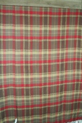 Woolrich Home for Target Acrylic Fringe Reversible Throw Blanket  50" x 60 Plaid | eBay US