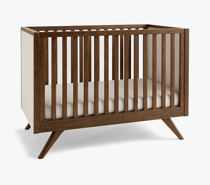 Wright Upholstered Convertible Crib | Pottery Barn Kids
