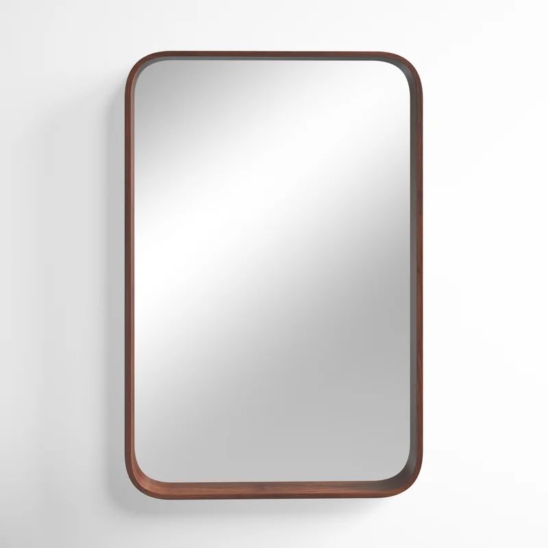 Genoa Rectangle Wood Wall Mirror | Wayfair North America