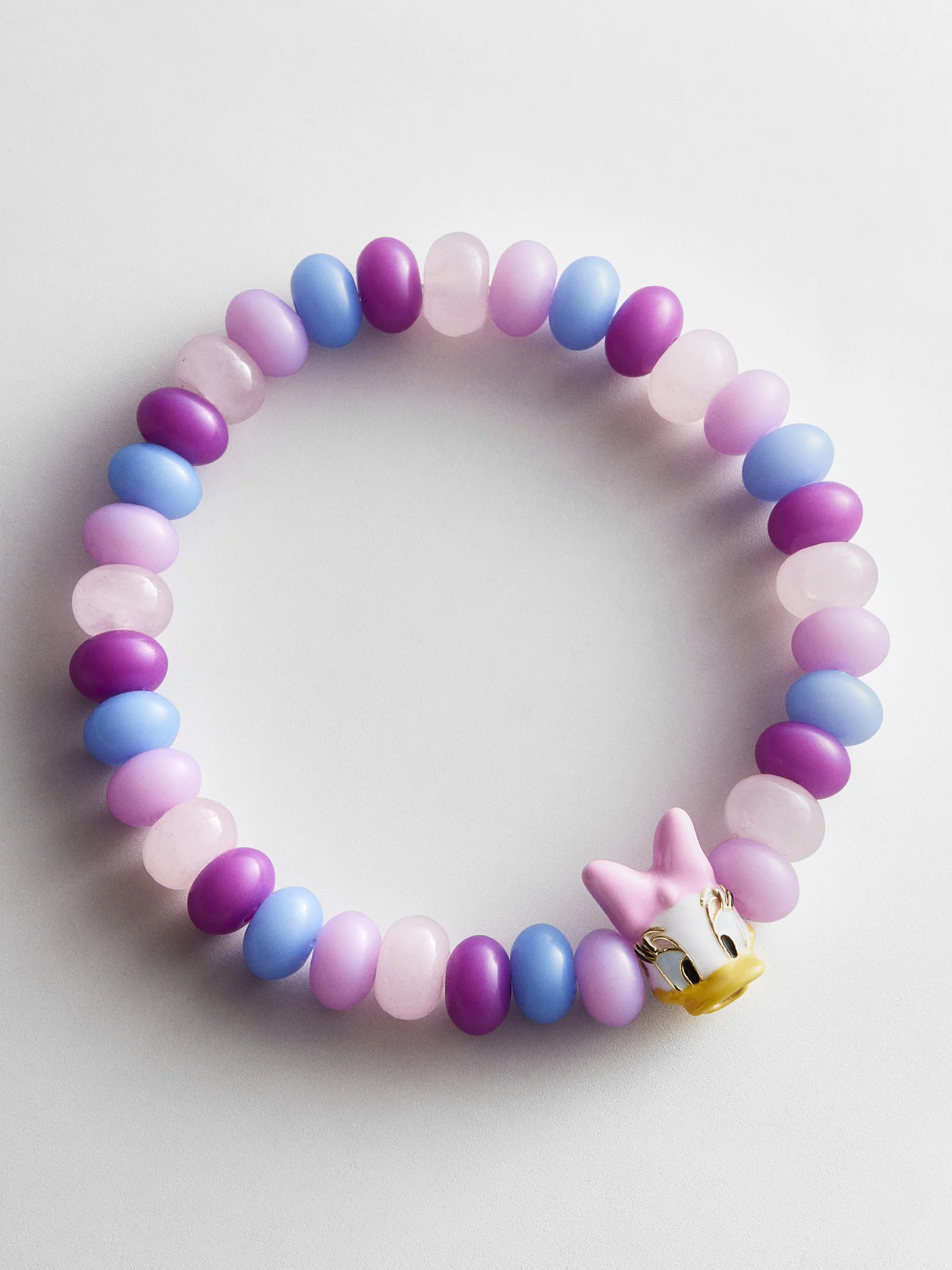 Disney Daisy Duck Beaded Charm Bracelet - Daisy Duck | BaubleBar