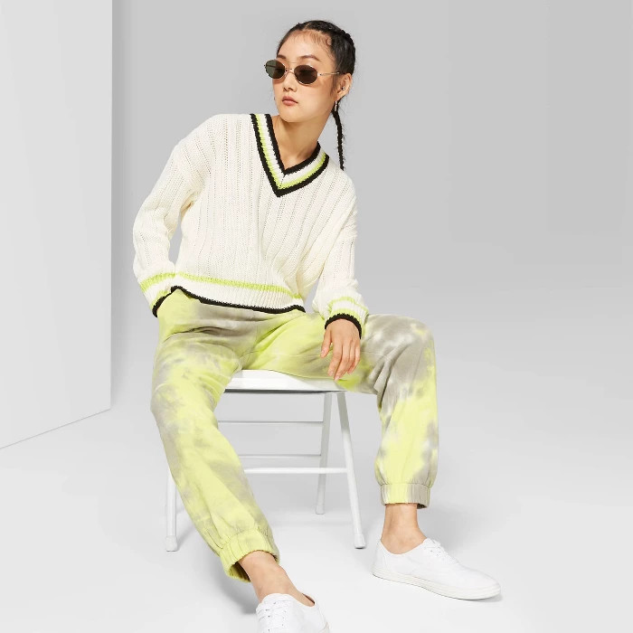 Women's High-Rise Tie Dye Sweatpants - Wild Fable™ Daybreak Green | Target