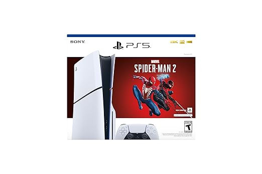PlayStation 5 Console -  Marvel’s Spider-Man 2 Bundle (slim) | Amazon (US)
