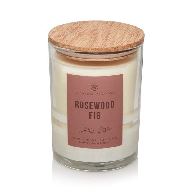 Chesapeake Bay Candle Minimalist Collection Rosewood Fig - 8oz Half-Frosted Jar Candle | Walmart (US)