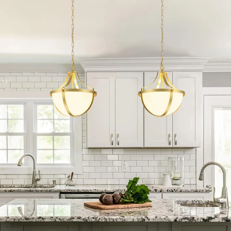 Jackqueline 4 - Light Kitchen Island Globe Chandelier | Wayfair North America