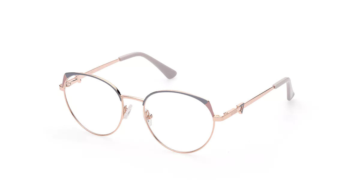Guess GU2867 028 Women’s Glasses Rose-Gold Size 53 - Free Lenses - Blue Light Block Available | SmartBuyGlasses Global