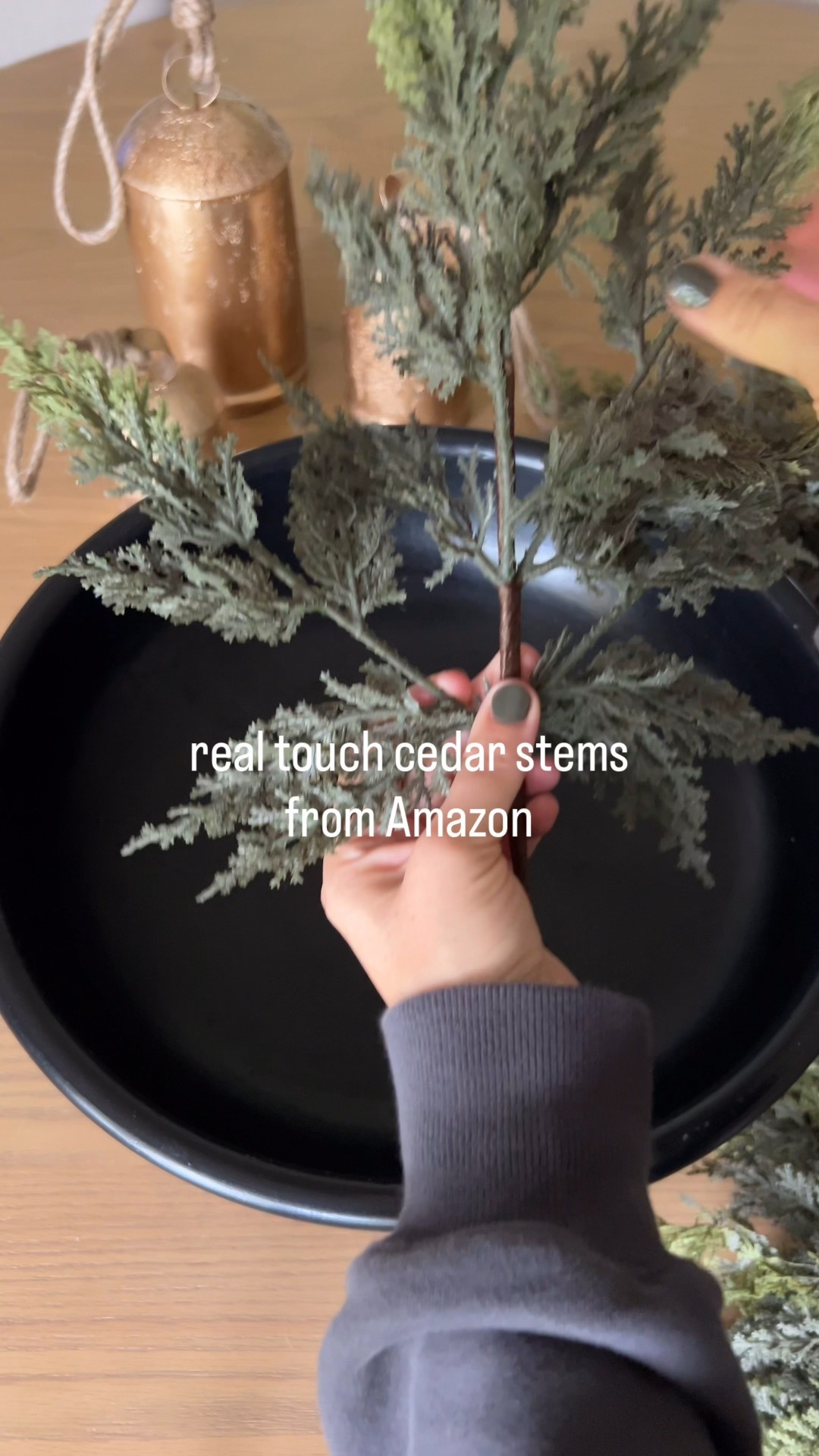 Love these cedar stems!! Creating a simple Christmas centerpiece with them

#LTKHome #LTKStyleTip #LTKSeasonal