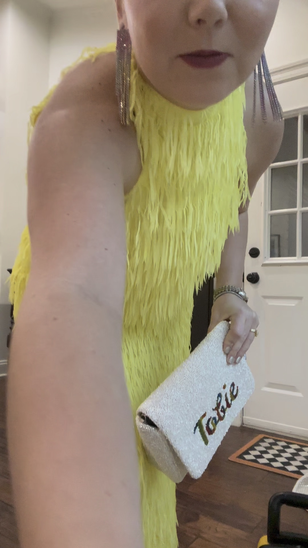 Mardi Gras ball dress💚💜💛