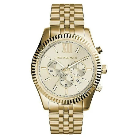 Michael Kors Men's Lexington Gold-Tone Chronograph Metal Watch, MK8281 | Walmart (US)