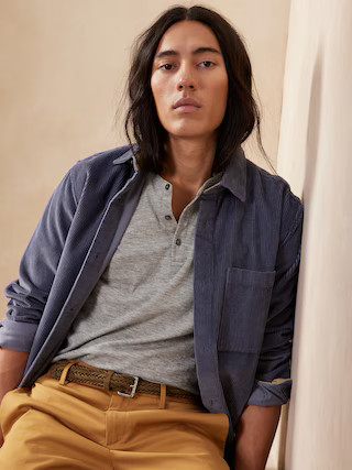 Organic Cotton Soft Wash Henley T-Shirt | Banana Republic (US)