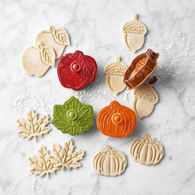 Williams Sonoma Large Fall Pie Punches, Set of 4 | Williams-Sonoma