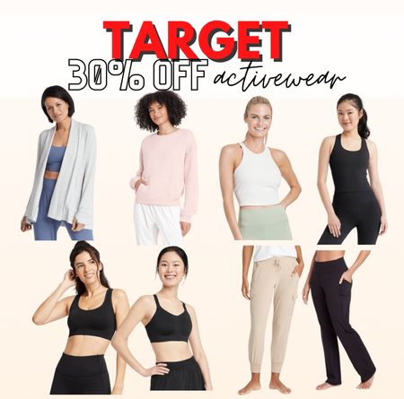 Target activewear 30% off, leggings, sports bras, fitness 

#LTKFind #LTKfit #LTKsalealert