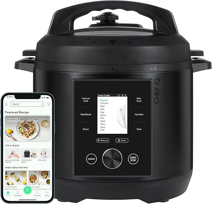 CHEF iQ World’s Smartest Pressure Cooker, Pairs with App Via WiFi for Meals in an Instant Built... | Amazon (US)