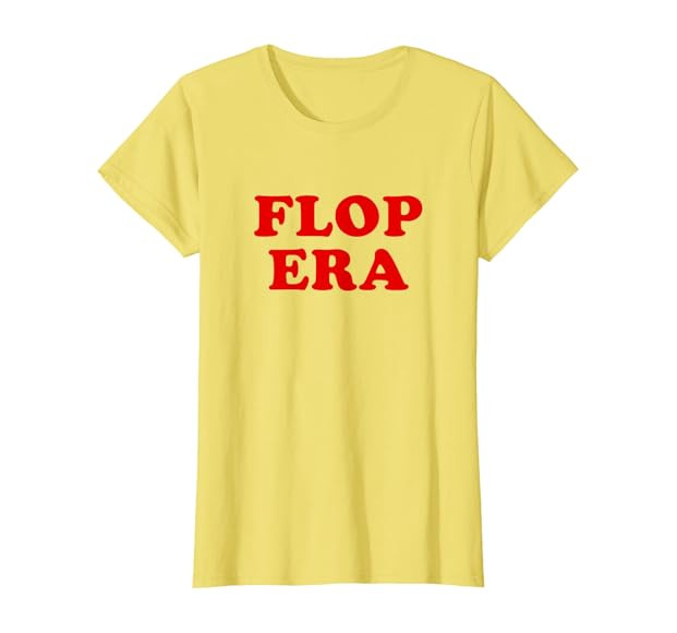 Flop Era Shirt Baby Tee T-Shirt | Amazon (US)