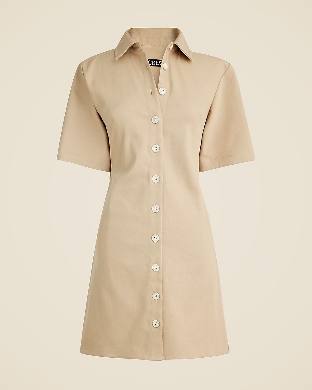 Mini shirtdress in tailored twill | J. Crew US