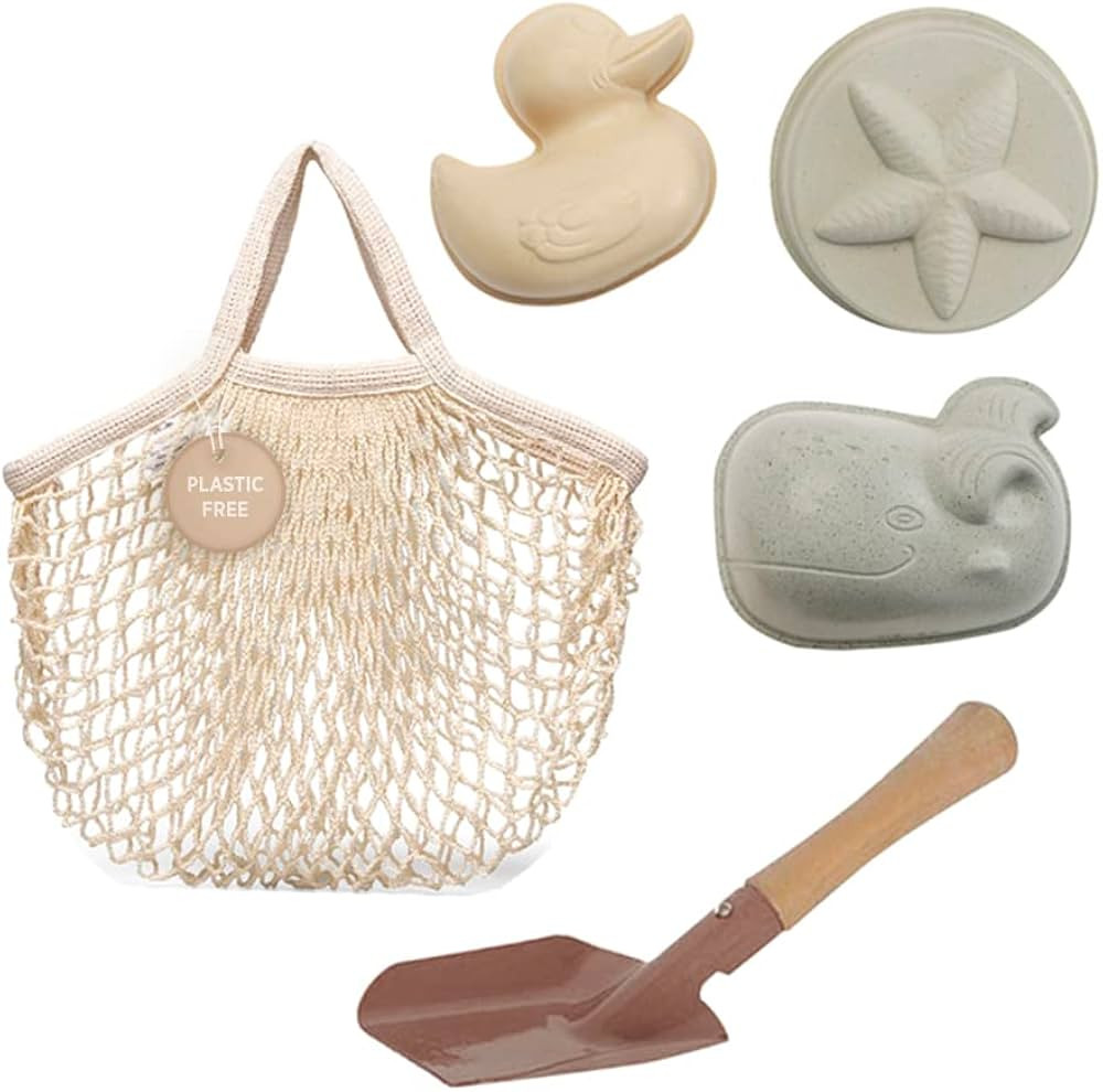 HEVEA Natural Rubber Sand Shaper Trio - Eco-Friendly Beach Toys for Kids | Fun Sea Life Figures |... | Amazon (US)