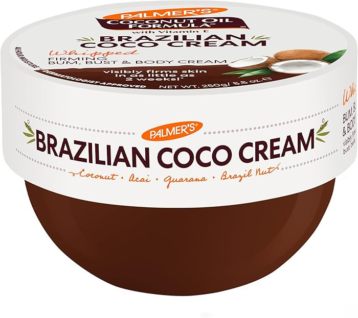 Palmer's Coconut Oil Formula Brazilian Coco Cream with Vitamin E, 8.8 Fl Oz, Whipped Bum, Bust & ... | Amazon (US)