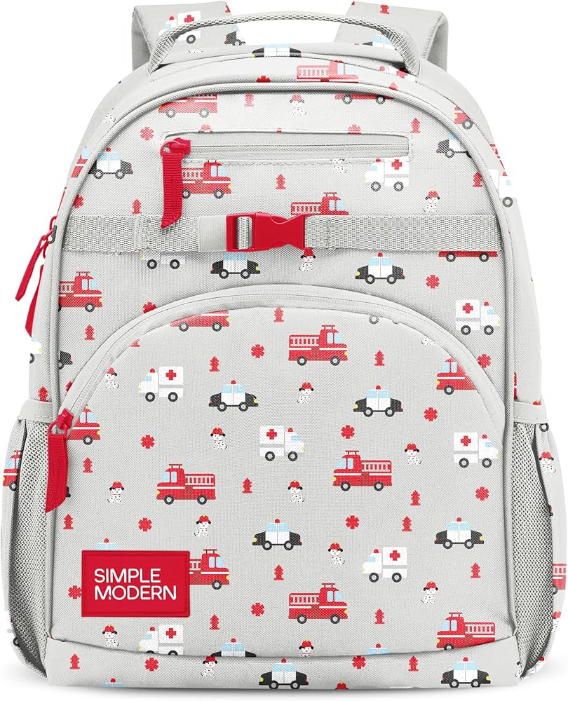 Simple Modern Kids Backpack for School, Girls, Boys | 12L | Fire Truck | Amazon (US)