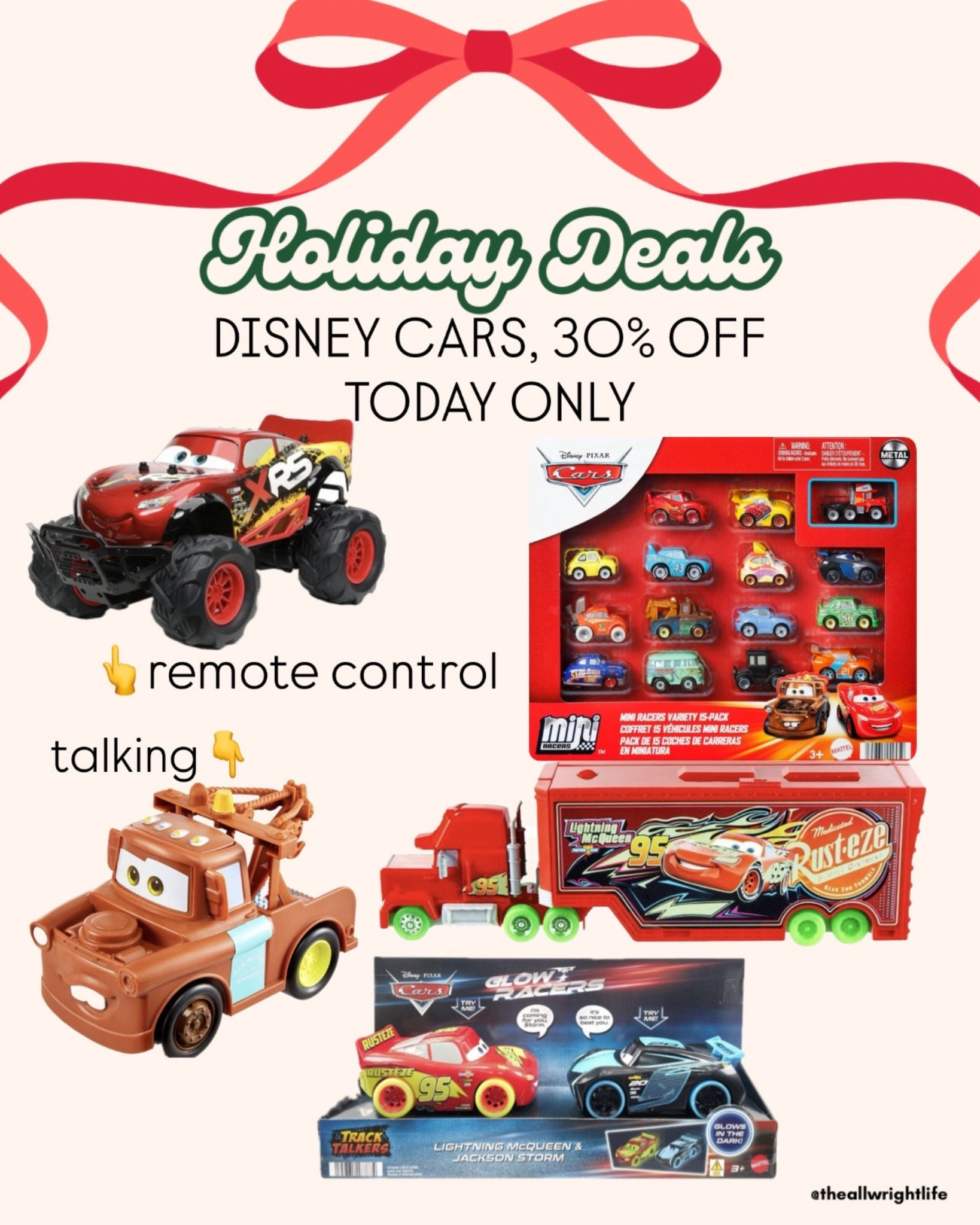 Disney Cars, 30% off today only!

Gift ideas for boys



#LTKCyberWeek #LTKKids #LTKGiftGuide