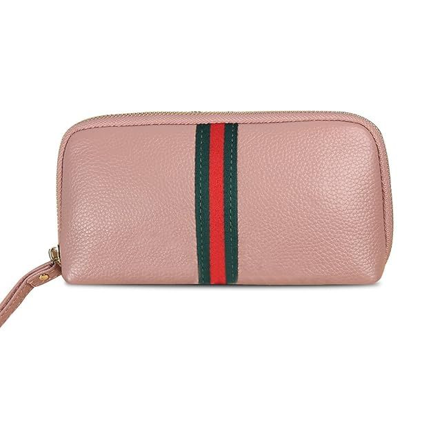 Soft Leather Wristlet Purses for Women Designer Wristlet Wallet with Strap | Amazon (US)