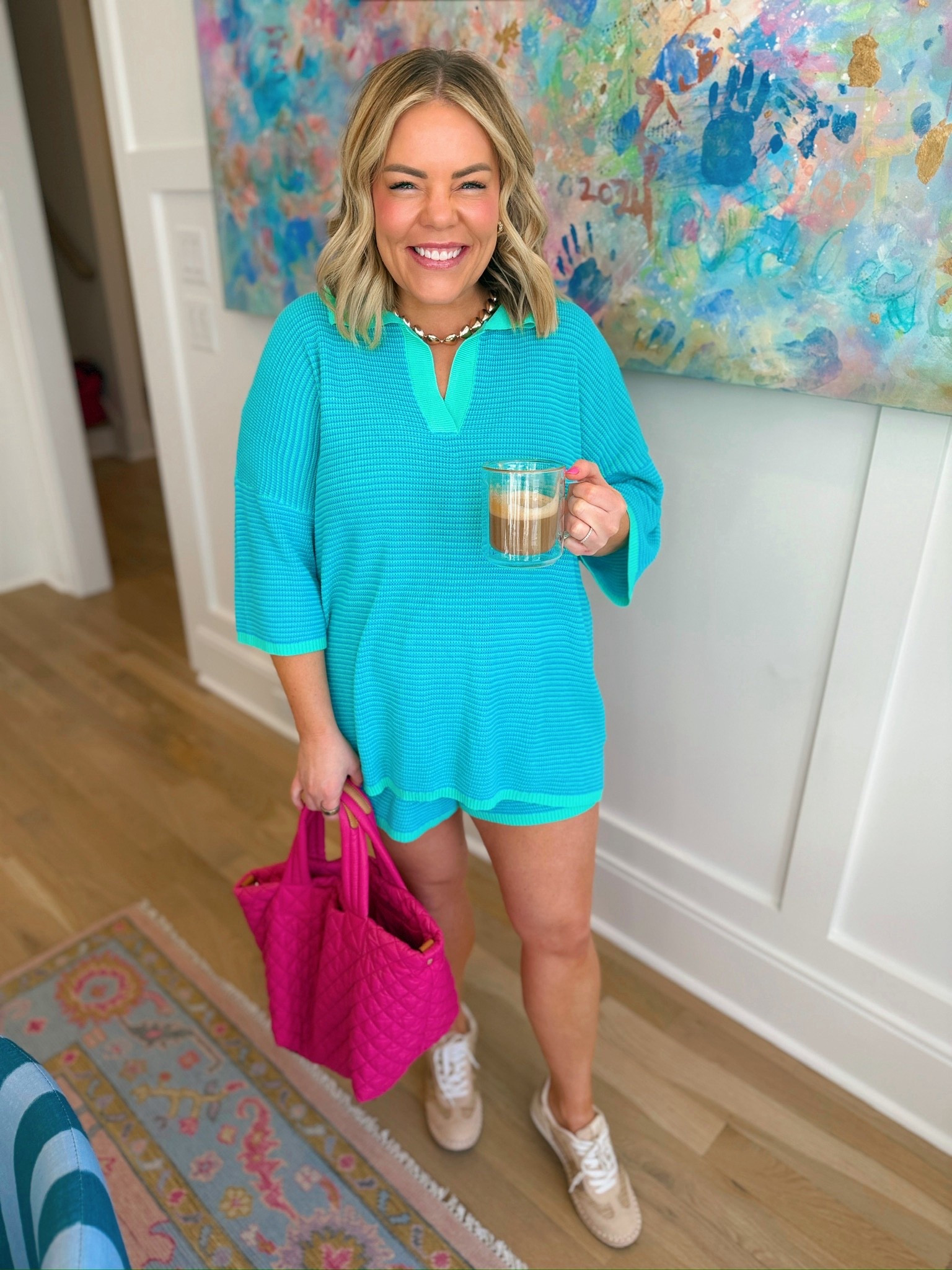 spring fashion, two piece sweater set, knit two piece set, spring set, trendy outfit, summer fashion, preppy chic style 

#LTKSeasonal #LTKootd