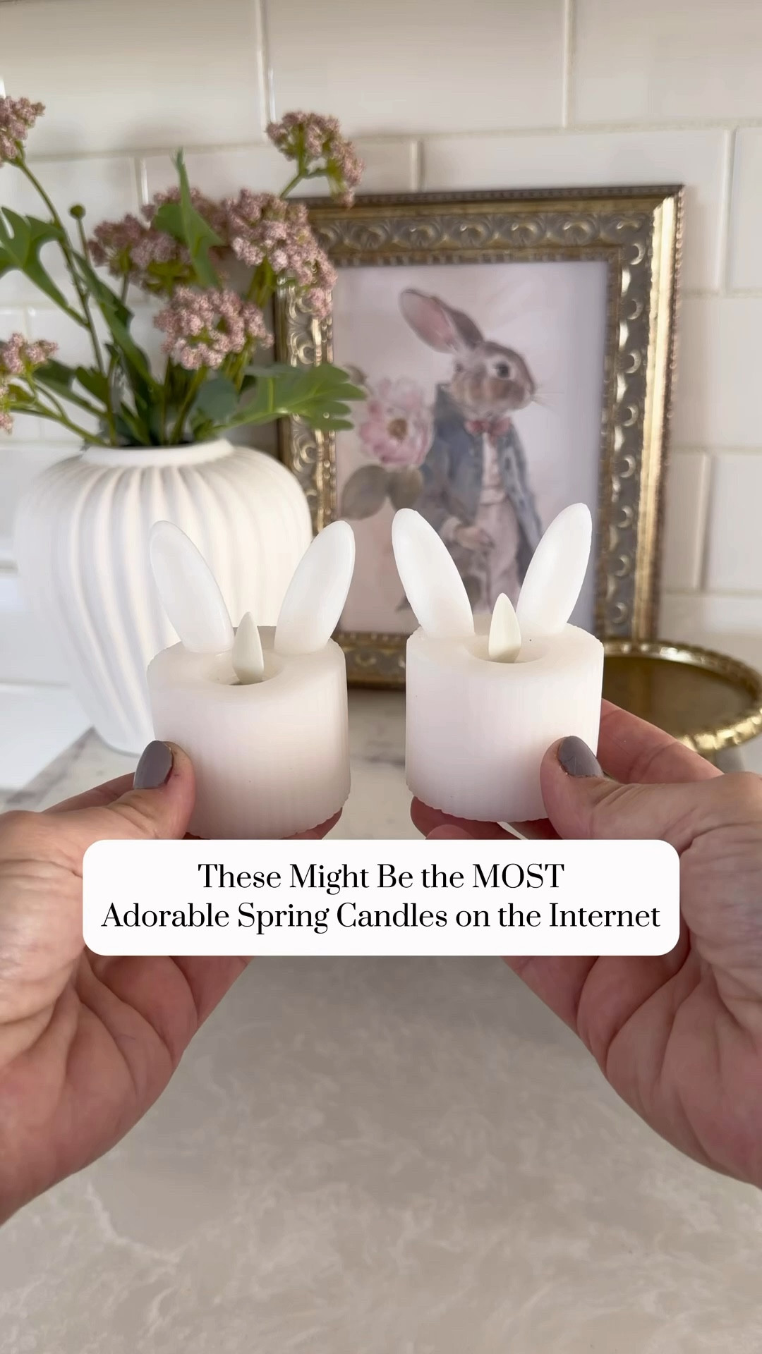 🐰Cozy Easter Glow Up🐰

Comment SPRING STYLING for the links. 🌷✨

How cute are these Spring candles from @luminaraworldwide? They give off a realistic flicker without the heat, smoke, or wax or a regular flame. They create a warm, elevated look that feels seasonal, yet simple. 

Use code: SIMPLYSTAGED10

#springdecor #centerpieceideas #neutraldecor 
#bunnyseason #homedecor

#LTKHome #LTKSeasonal #LTKSpringSale