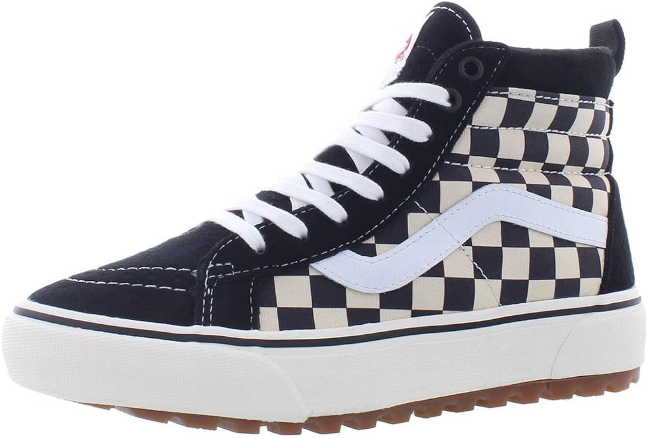 Vans Sk8 Hi MTE 1 Unisex Shoes, Color: Black/White, 10 Women/8.5 Men | Amazon (US)