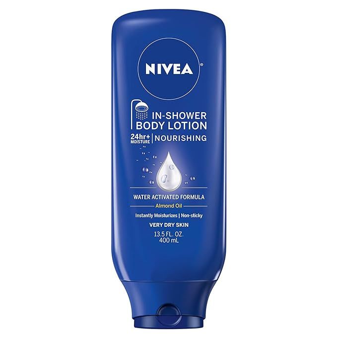 NIVEA Nourishing In Shower Lotion, Body Lotion for Dry Skin, 13.5 Fl Oz Bottle | Amazon (US)