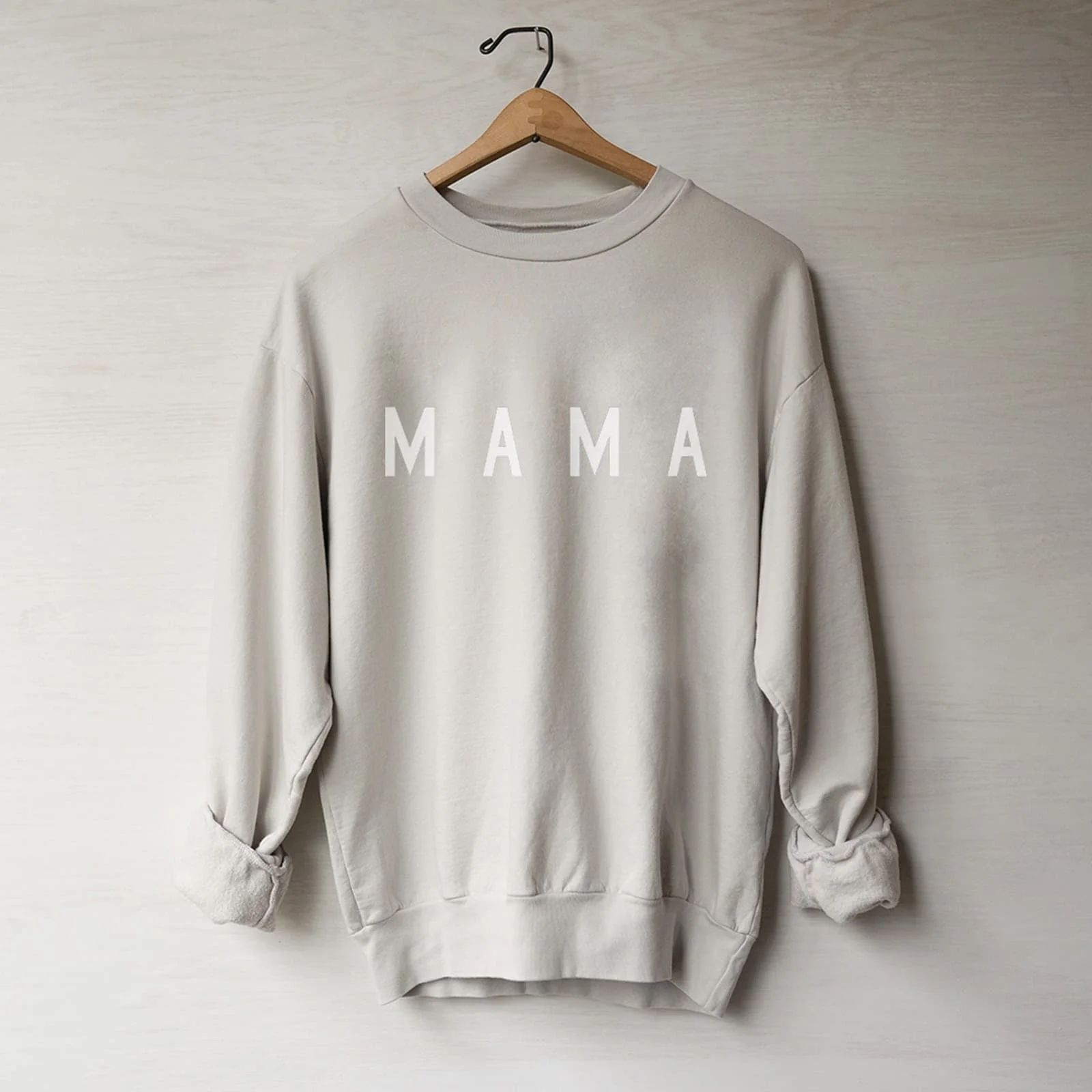 Womens Mama Forever Sweatshirt in Grey - Light Grey / S - Ford And Wyatt | Ford and Wyatt