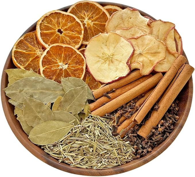 Christmas Simmering Potpourri- Apple, Orange, Clove, Cinnamon, Rosemary & Bay Leaf, Fall Scents F... | Amazon (US)