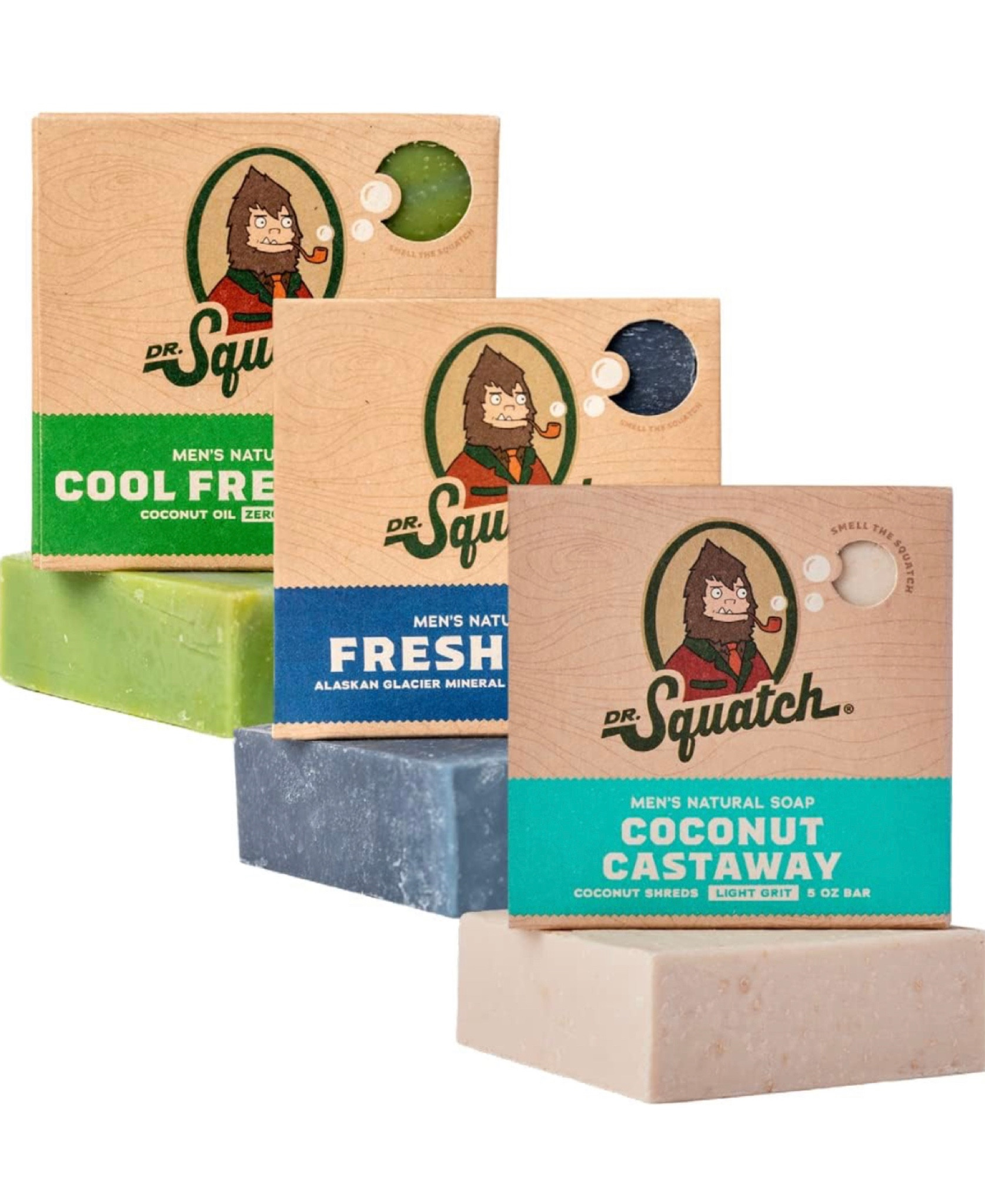 Dr. Squatch Men's Natural Bar Soap from Cold Process Moisturizing Soap Made from Natural Oils - No Harmful Chemicals - Good for All Skin Types

#LTKGiftGuide #LTKBeauty #LTKHoliday