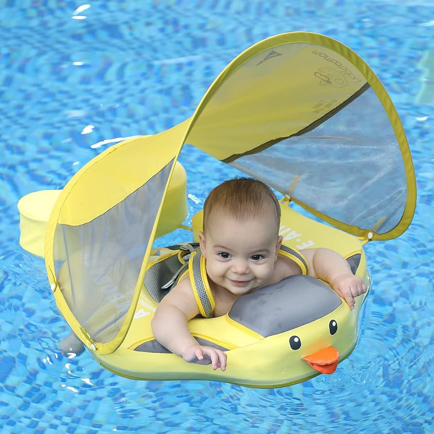 Mambobaby Float Upgrade Add Tail Baby Float with Canopy for Infant Waist Swimming Ring Swim Train... | Amazon (US)