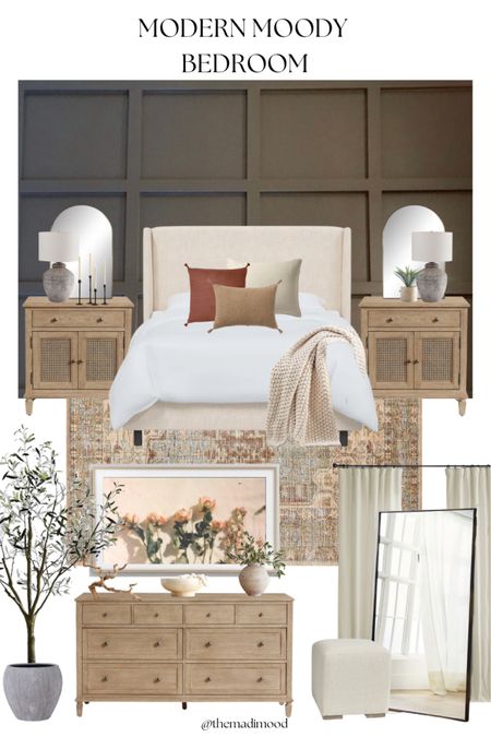 Modern Moody Bedroom. Pottery Barn Bedroom Style. Greenery and Botanicals. Modern Organic Design.


#LTKstyletip #LTKhome