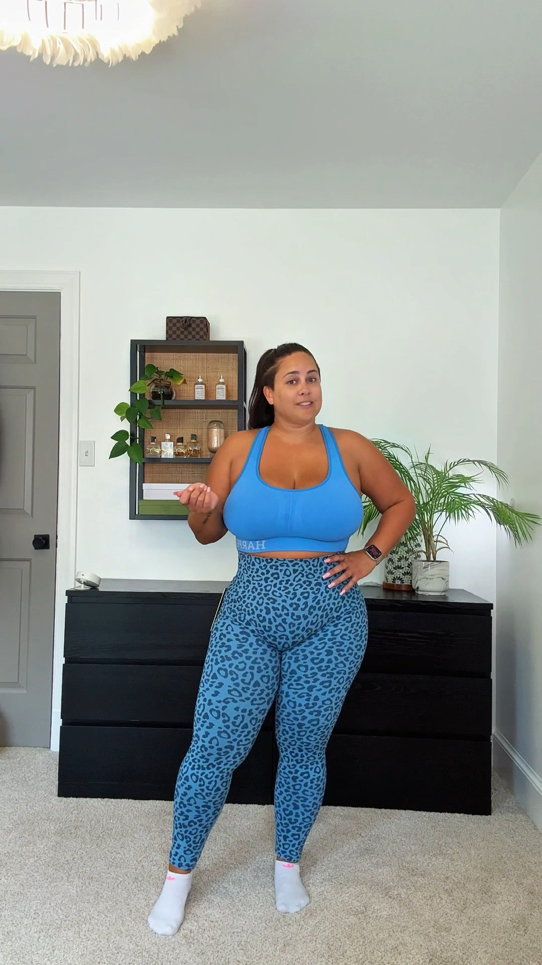Leggings are both shown in size XL, linked leopard style with AND WITHOUT pocket, but color availability varies between the two. 

Shown with Harper Wilde MOVE bralette in an out of season color. Linked the most up to style style that is in stock. Wearing a size XXL. 

Also linked an alternative bra option, I have tried them and they are comparable, I own in size XL and they are on slightly smaller but very stretchy forgiving fit. If getting a white style the removable padding is slightly visible.

#LTKootd #LTKActive #LTKMidsize