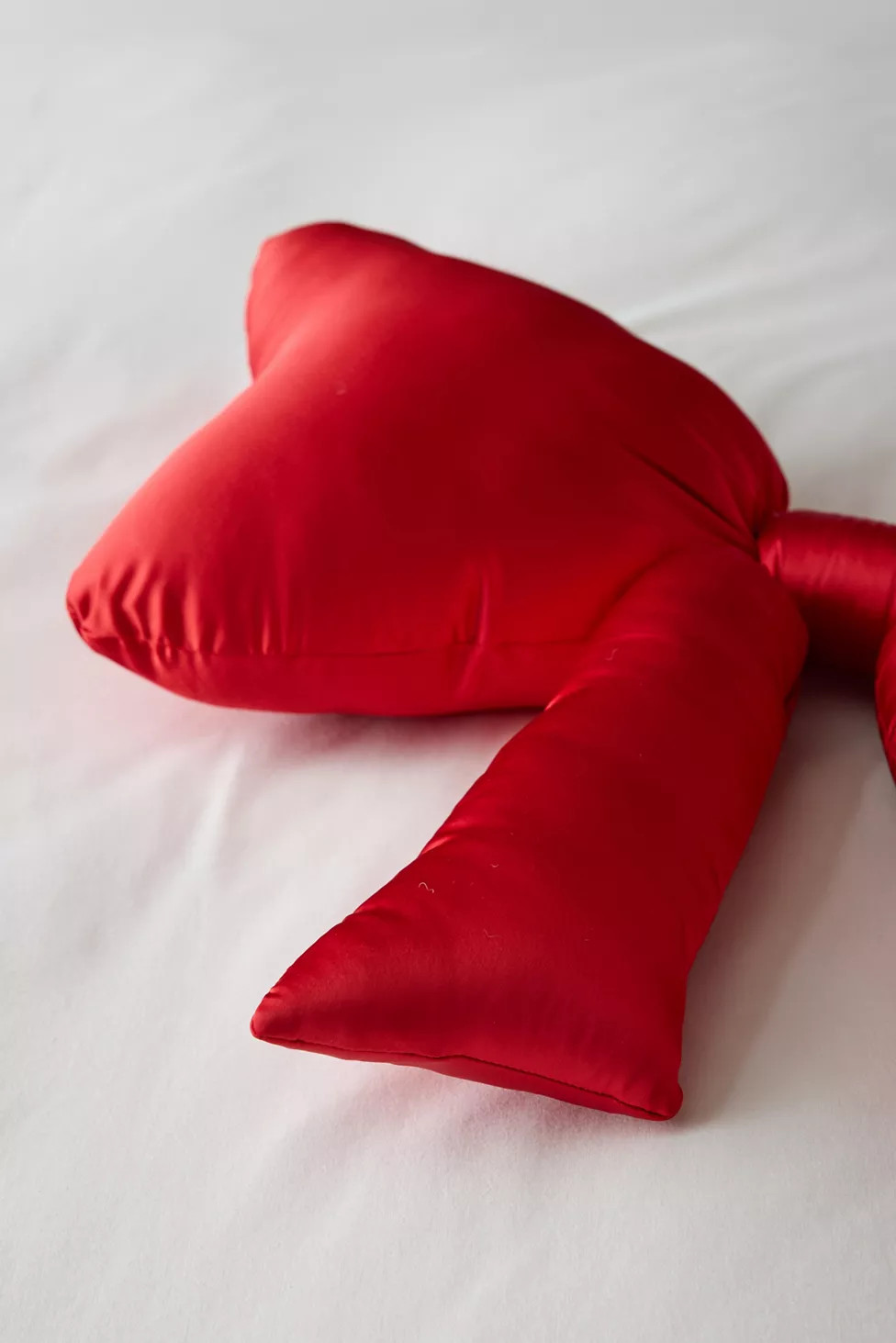 Big Bow Satin Throw Pillow | Urban Outfitters (US and RoW)
