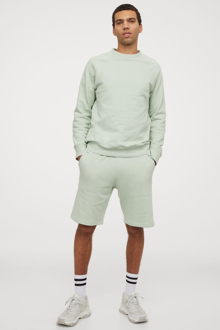 Sweatshirt shorts Regular Fit | H&M (UK, MY, IN, SG, PH, TW, HK)
