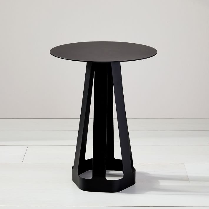 Misewell Sixagon Side Table - Black | West Elm (US)