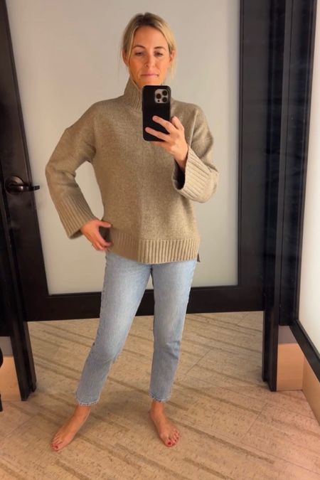 The coziest tuck-able turtleneck sweater. Weight is not too heavy. TTS but is boxy and a bit oversized. Laura in a small here. 




Fall outfit
Thanksgiving outfit  
Teacher outfit #LTKSale 

#LTKSeasonal #LTKover40